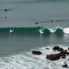 Surfing in Las Machas