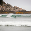 Surfing in Coliumo