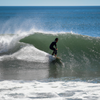Surfing in Playa Chica