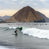 Surfing in Pico de Loro