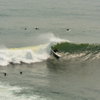 Surfing in El Brujo