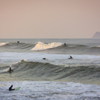 Surfing in Santa Maria