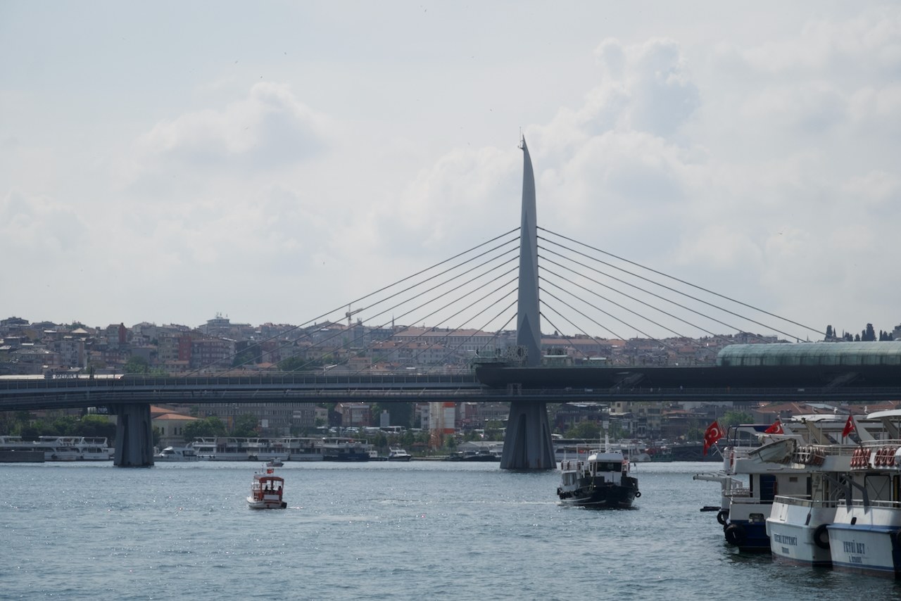 The Bosphorus from a boat in Istanbul