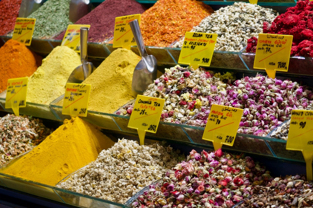 Spice market in the Grand Baazar in Istanbul