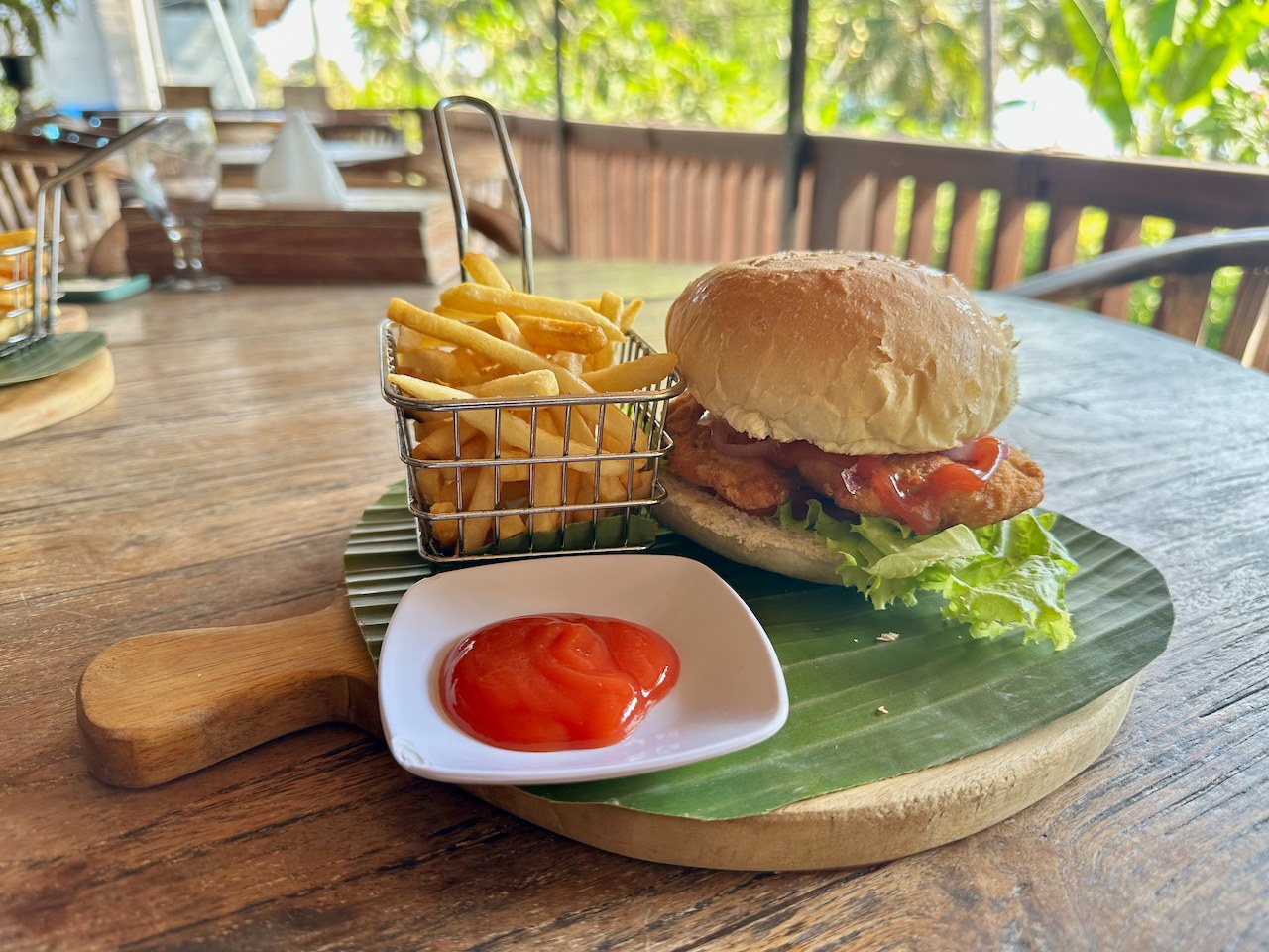 The Ultimate Chicken Sandwich at Mai Malu in Medewi