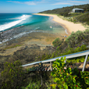 Surfing in Sunshine Coast