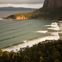 Surfing in Tasman Peninsula