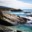 Surfing in California