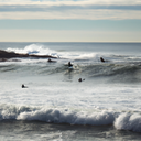 Surfing in Maine