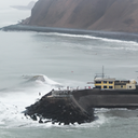 Surfing in Lima