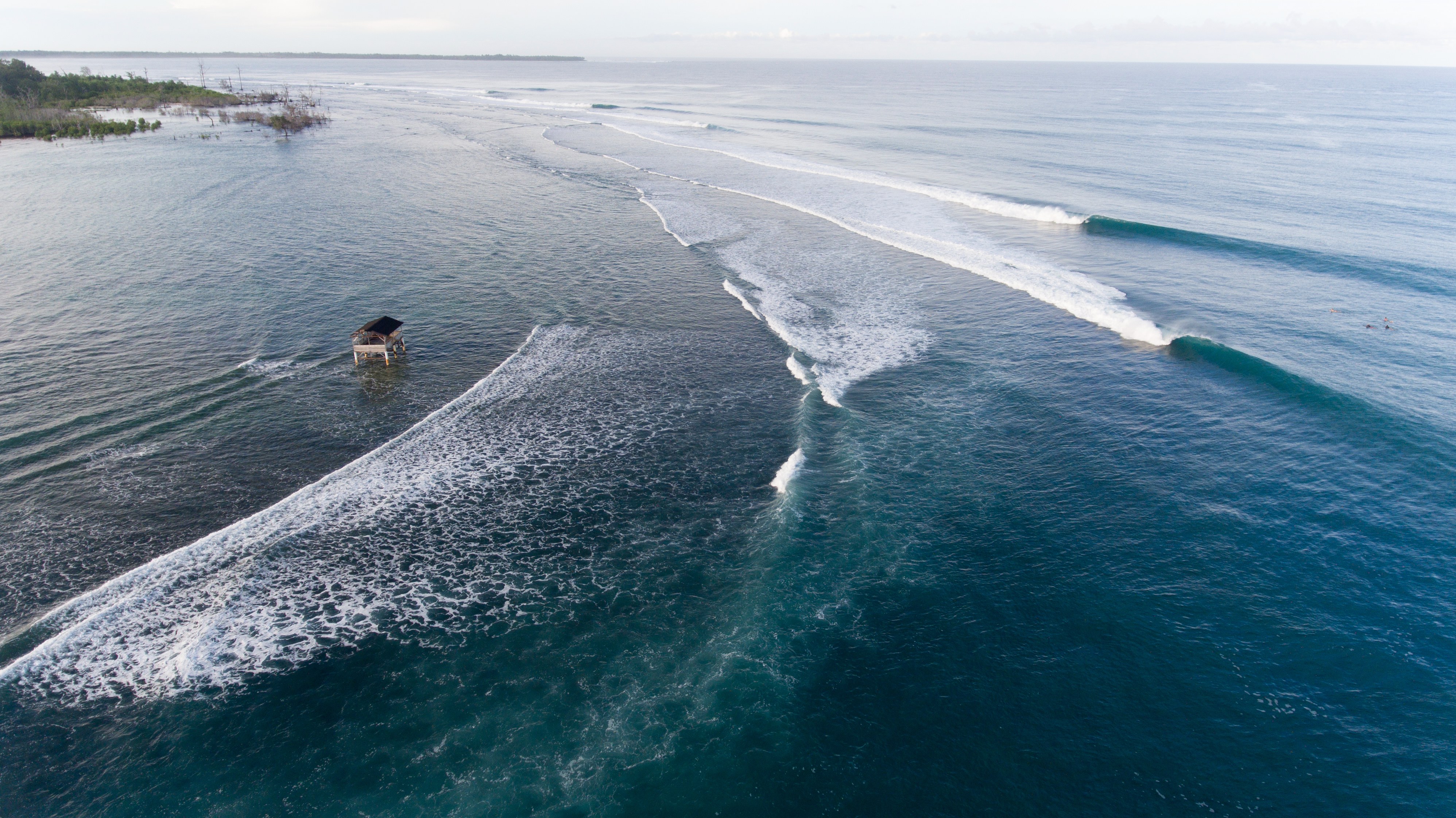 An ideal wave at Macaronis