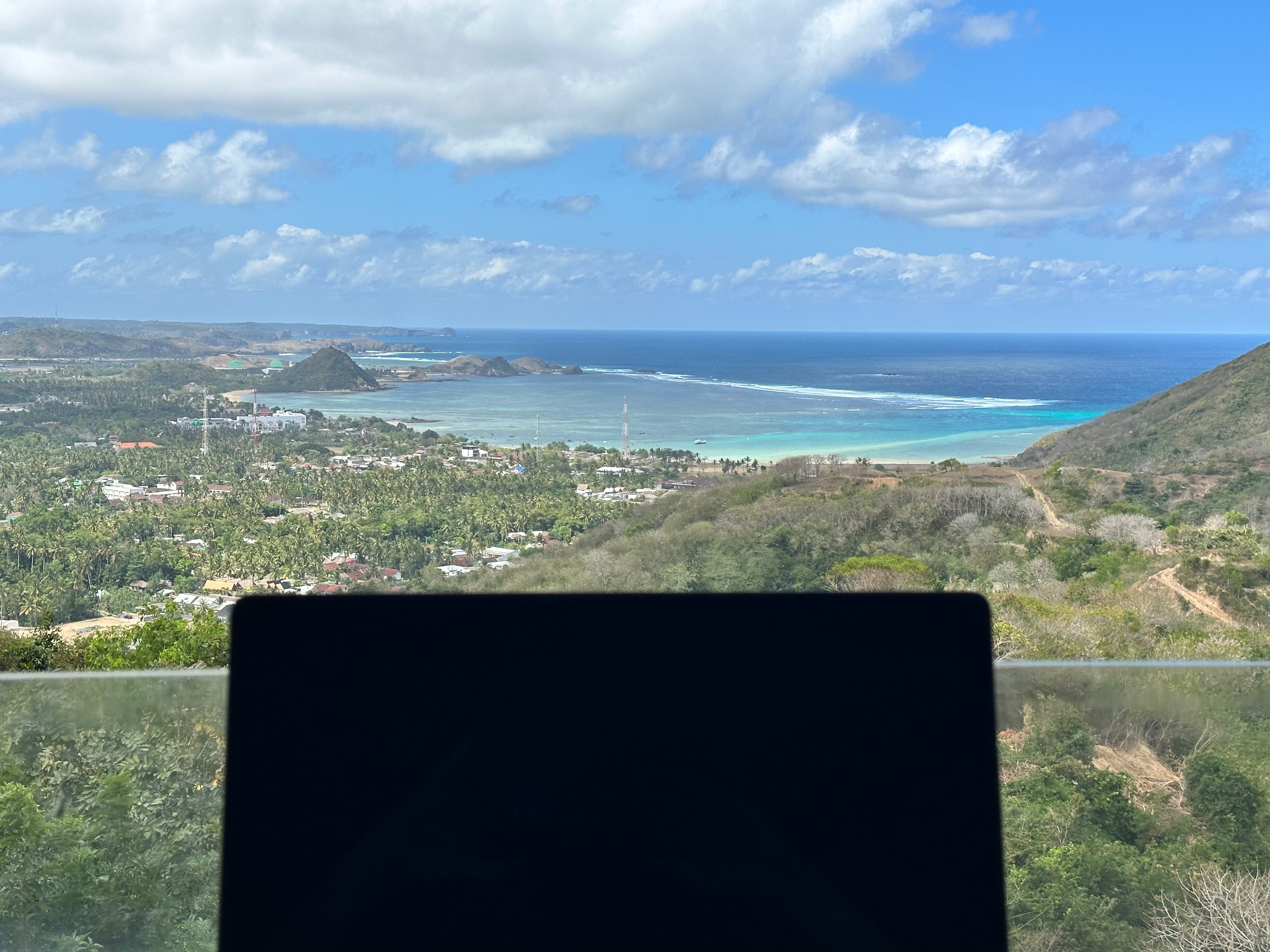 Working remotely in Lombok at Ashtari